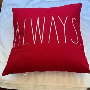 Rae Dunn Always accent pillow